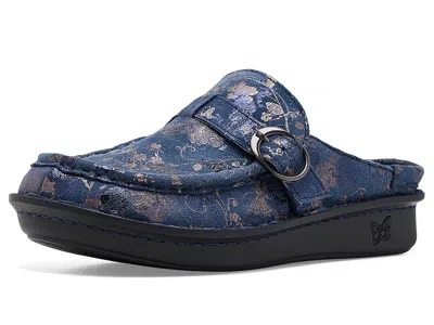 Alegria Brigid Women's Clog Shoes Lumen Navy: Eu 41 (us Women's 10.5-11) Regular, Leather In Multi