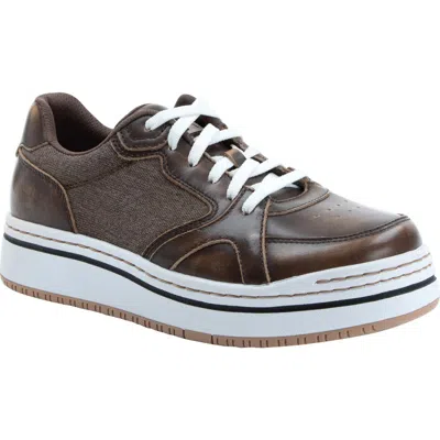 Alegria By Pg Lite Alyster Platform Sneaker In Brown