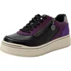 Alegria By Pg Lite Averie Platform Sneaker In Black Purple