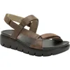 Alegria By Pg Lite Henna Slingback Platform Sandal In Brown