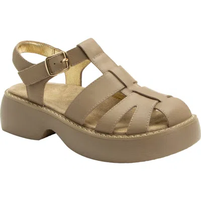 Alegria By Pg Lite Ingrid Ankle Strap Platform Fisherman Sandal