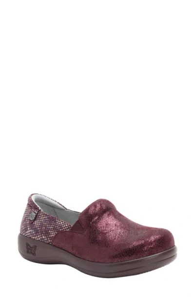 Alegria By Pg Lite Keli Clog In Burgundy