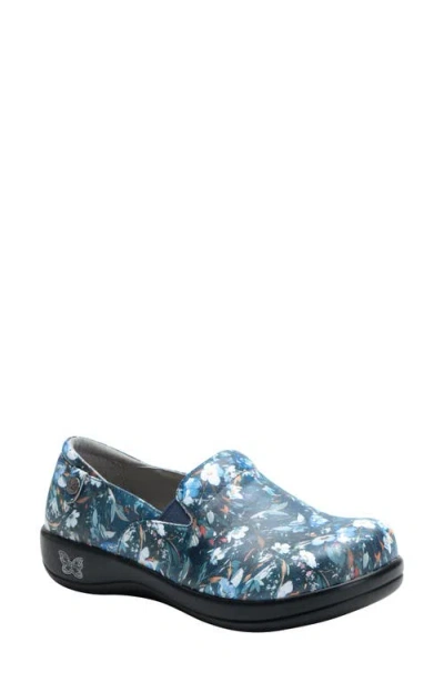 Alegria By Pg Lite Keli Embossed Clog Loafer In Kind Of Blue