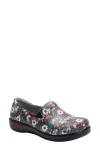 Alegria By Pg Lite Keli Embossed Clog Loafer In Sugar N Red Spice