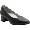 Alegria By Pg Lite Lisah Almond Toe Pump In Black