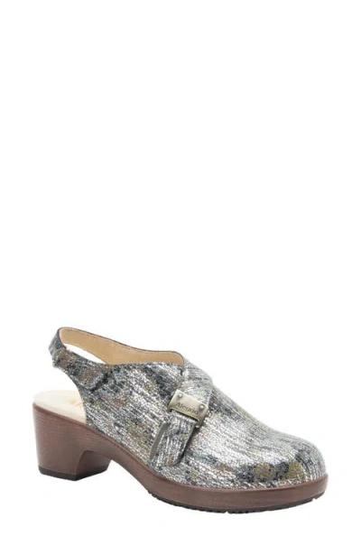 Alegria By Pg Lite Maribel Baroque Leather Clog In White