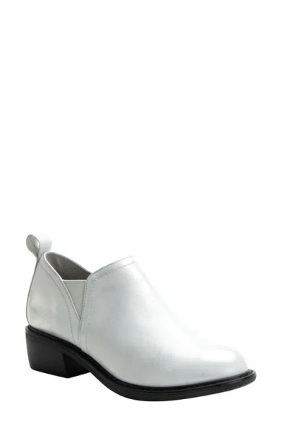 Alegria By Pg Lite Merle Ankle Bootie In Silver White