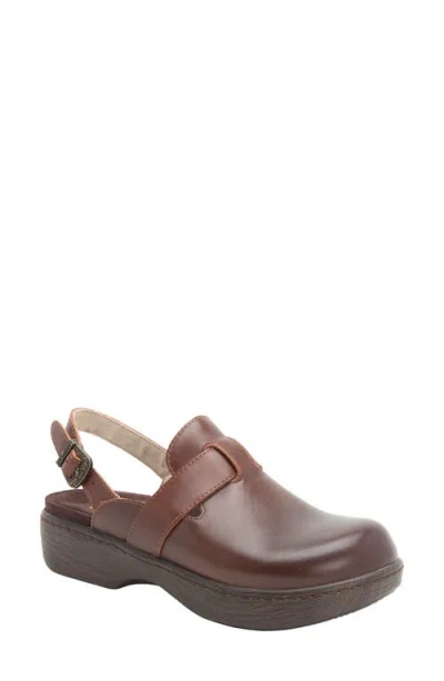 Alegria By Pg Lite Olanna Slingback Clog In Brown