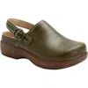Alegria By Pg Lite Olie Slingback Platform Clog In Green