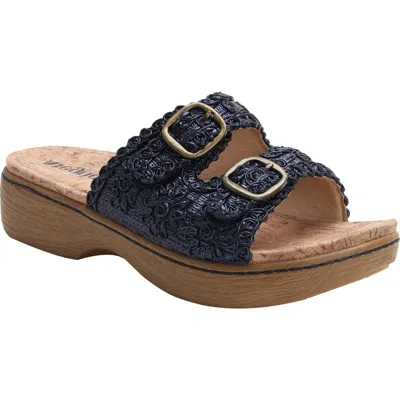 Alegria By Pg Lite Oona Platform Slide Sandal In Multi