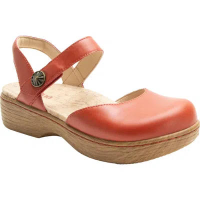 Alegria By Pg Lite Opal Ankle Strap Platform Clog In Pink