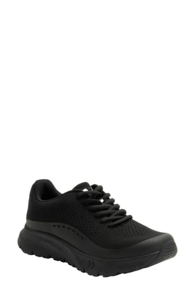 Alegria By Pg Lite Revl Knit Sneaker In Black