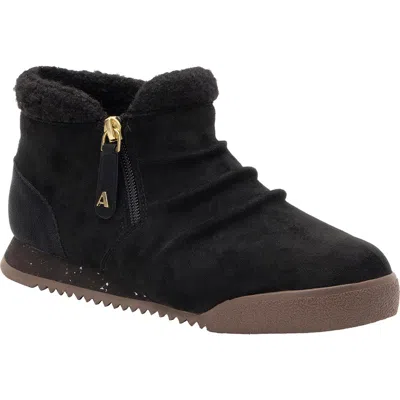 Alegria By Pg Lite Rylah Bootie With Genuine Shearling Trim In Black
