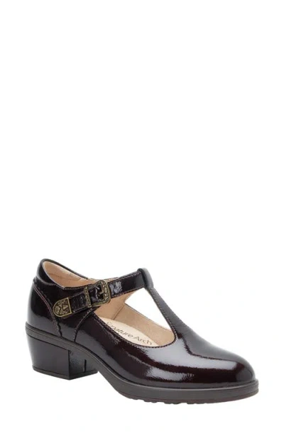 Alegria By Pg Lite Winslett T-strap Pump In Black
