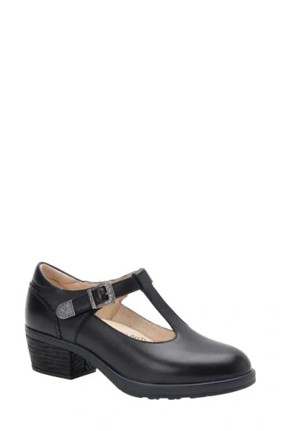 Alegria By Pg Lite Winslett T-strap Pump In Black