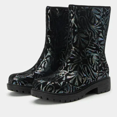 Alegria Chalet Boot Womens Marvelo Sherpa Lined Ankle Bootie Hawk2909 In Black