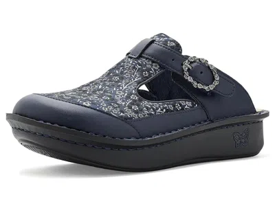Alegria Classic Women's Clog Shoes Wildflower: Eu 35 (us Women's 5-5.5) Regular In Blue