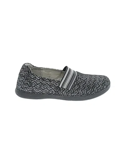 Pre-owned Alegria Flats In Gray