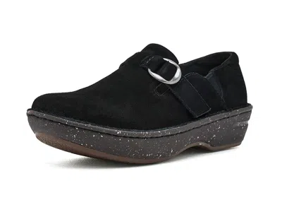 Alegria Fynn Women's Flat Shoes Black Suede: Eu 39 (us Women's 9) Regular