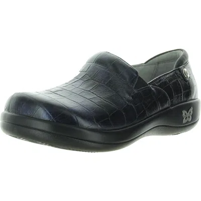Alegria Kel-7815 Womens Cushioned Footbed Leather Clogs In Multi
