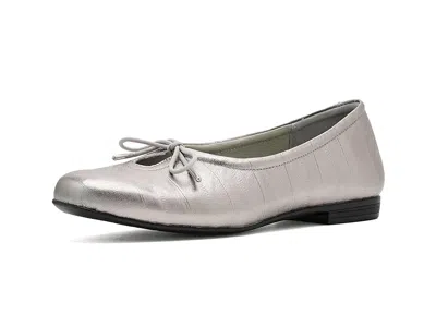 Alegria Leilah Women's Dress Flat Shoes Platinum: Eu 42 (us Women's 11.5-12) Regular In Silver