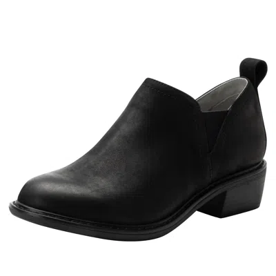 Alegria Merle Ankle Boot In Black Burnish In Multi