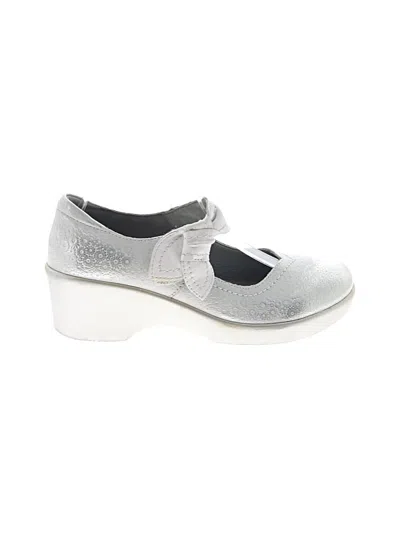 Pre-owned Alegria Mule/clog In Silver