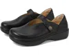 Alegria Opheliah Womens Black Leather Comfort Mary Jane Shoes Ver454 In Black