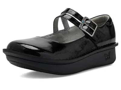 Alegria Paloma Women's Maryjane Shoes Black Crinkle: Eu 41 (us Women's 10.5-11) Regular