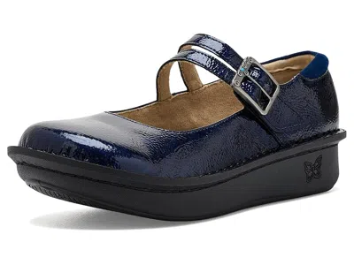 Alegria Paloma Women's Maryjane Shoes Crushed Sapphire: Eu 36 (us Women's 6-6.5) Regular In Blue