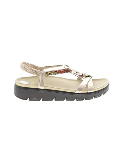 Pre-owned Alegria Sandals In Gold