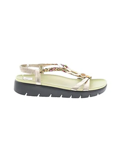 Pre-owned Alegria Sandals In Gold
