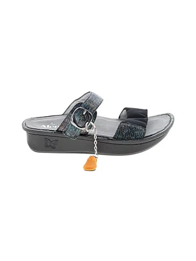 Pre-owned Alegria Wedges In Blue