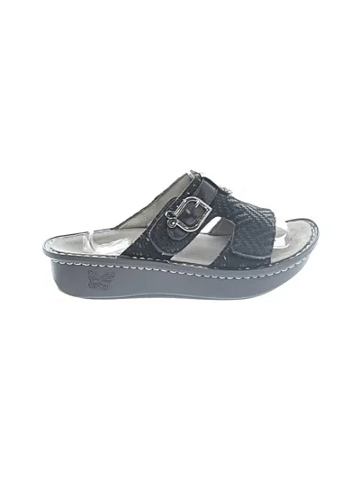 Pre-owned Alegria Wedges In Gray