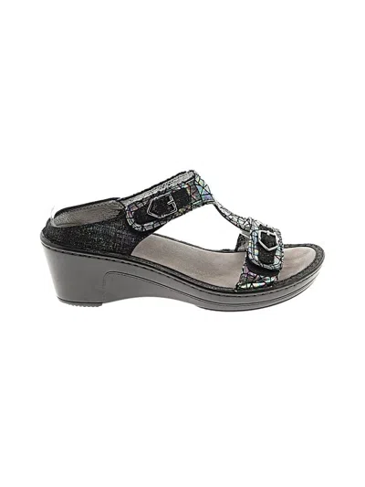Pre-owned Alegria Wedges In Silver