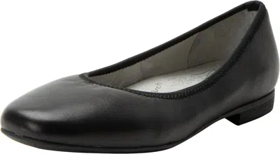 Alegria Women's Arielle Leather Ballet Flats In Black