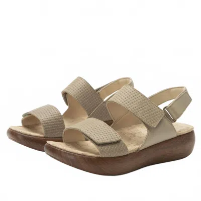 Alegria Women's Bailee Woven Sandals In Taupe In Gray
