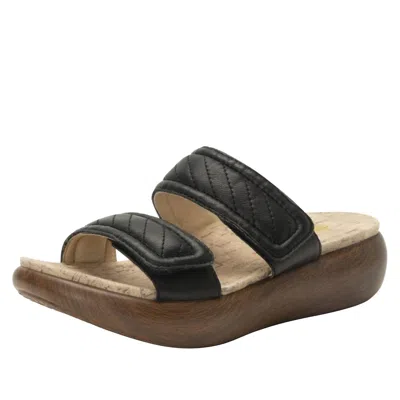 Alegria Women's Brayah Rocker Sandal In Black