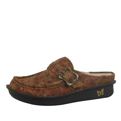 Alegria Women Brigid Clogs In Cognac & Roses