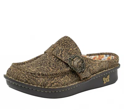 Alegria Women Brigid Moc Toe Clog With Heel Cup In Freedom Rock In Multi