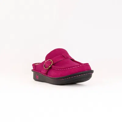Alegria Women's Brigid Sherpa Clog In Magenta In Pink