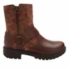 Alegria Women's Charlette Short Boot In Cognac Roses In Brown