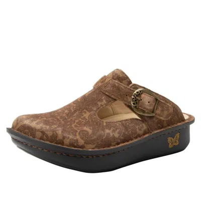 Alegria Women's Classic Slip On Clogs In Brown