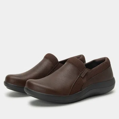 Alegria Women's Duette Wide Slip-on In Fudge In Brown