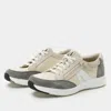 Alegria Women Eazeer Sneakers In Parchment In Beige