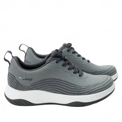Alegria Women's In8 Comfort Lace Up Sneakers In Grey In Gray