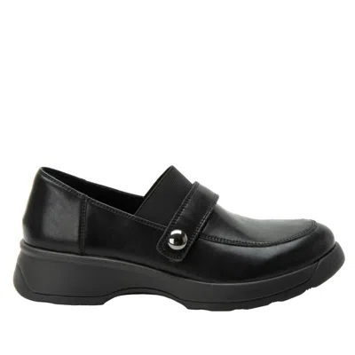Alegria Women's Janna Leather Penny Loafer In Ink In Black