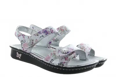 Alegria Women's Leather Sandal In Looker White