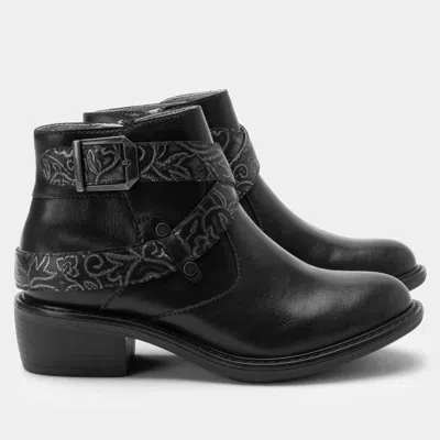 Alegria Women's Millie Embroider Me Boot In Black In Multi