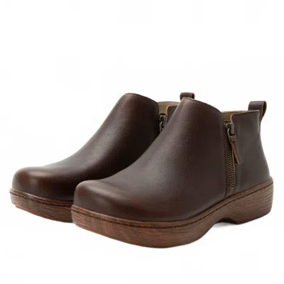 Alegria Women's Oaklee Ankle Boots In Java In Brown